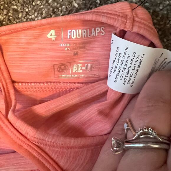 NWT FourLaps Vitality Sports Bra Blush Size Medium - Picture 8 of 10